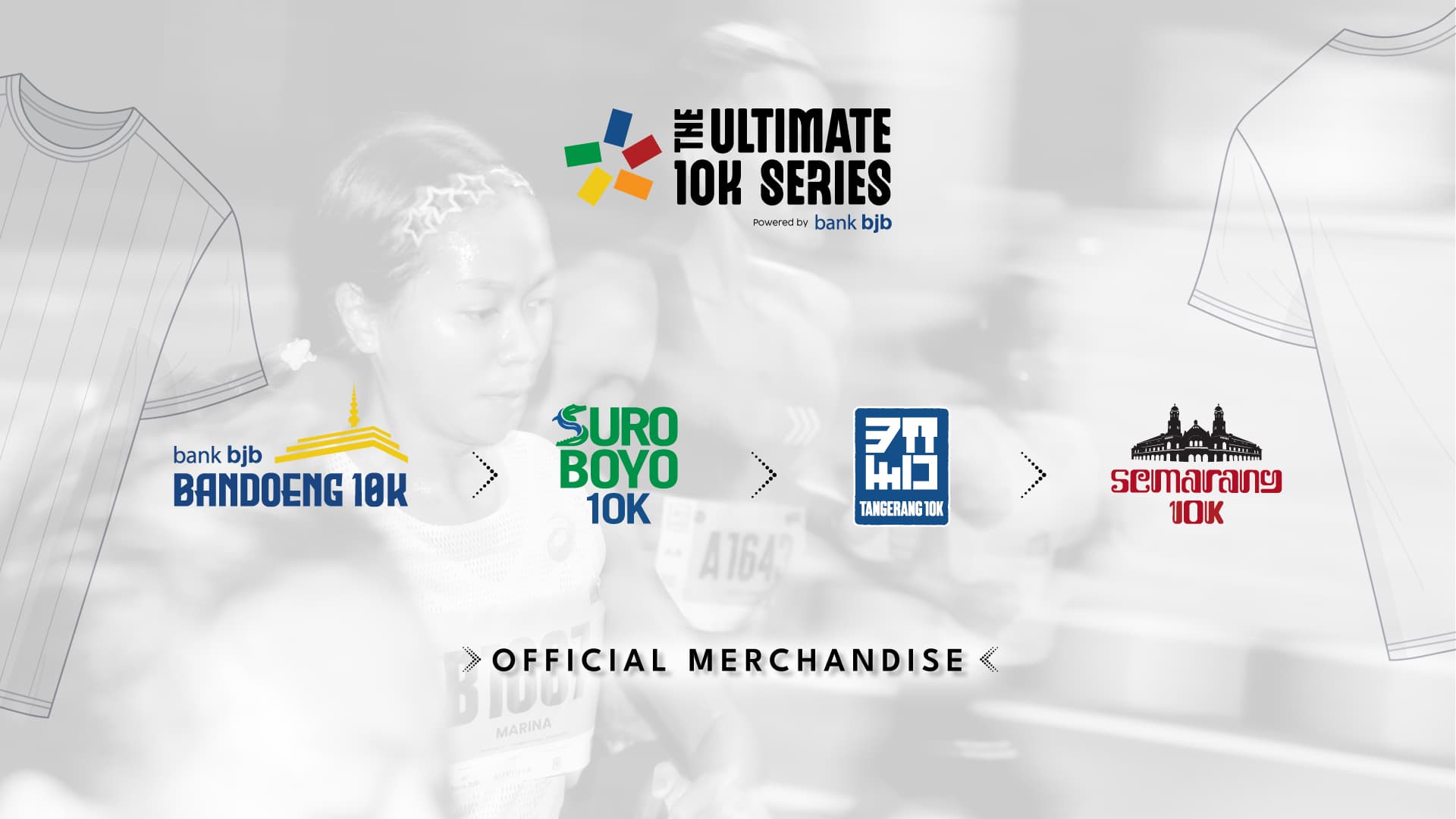 Official merchandise for The Ultimate 10K Series